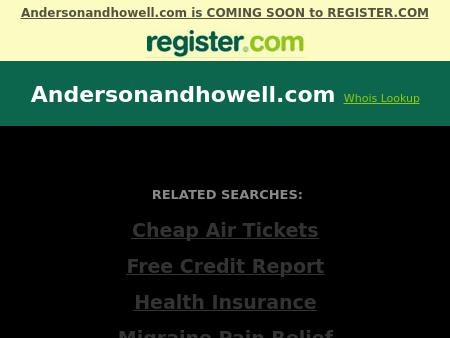 Anderson, Howell & Ravis
