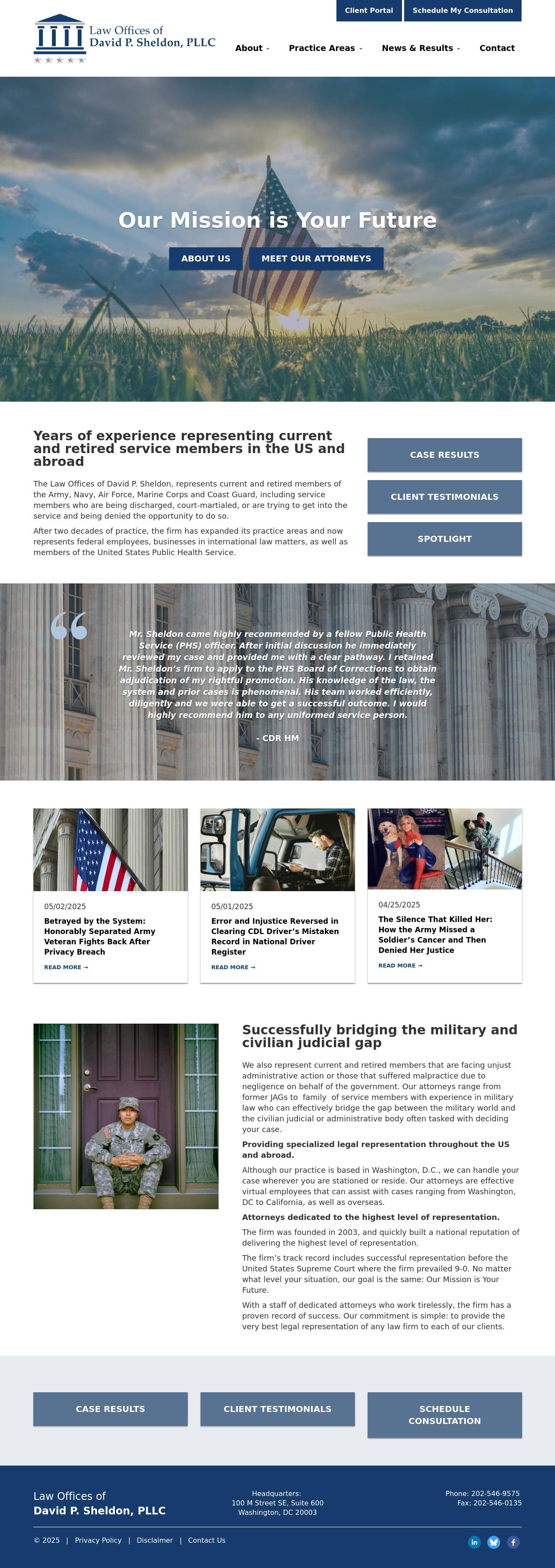 Law Offices of David P. Sheldon - Washington DC Lawyers