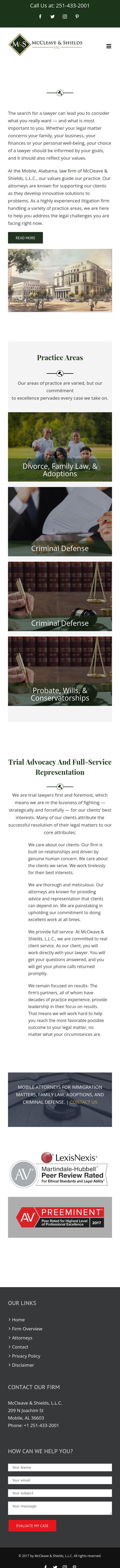 McCleave & Shields, L.L.C. - Mobile AL Lawyers