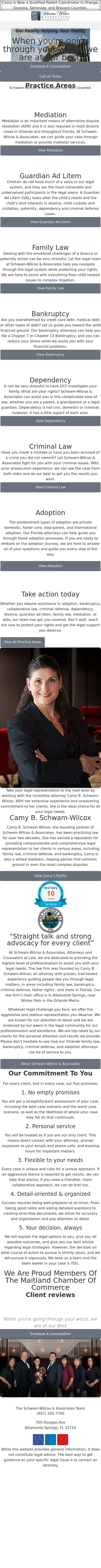 Schwam-Wilcox & Associates, Attorneys and Counselors at Law - Ocala FL Lawyers