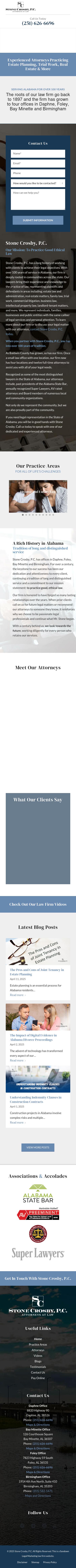 Stone, Granade & Crosby, P.C. - Daphne AL Lawyers