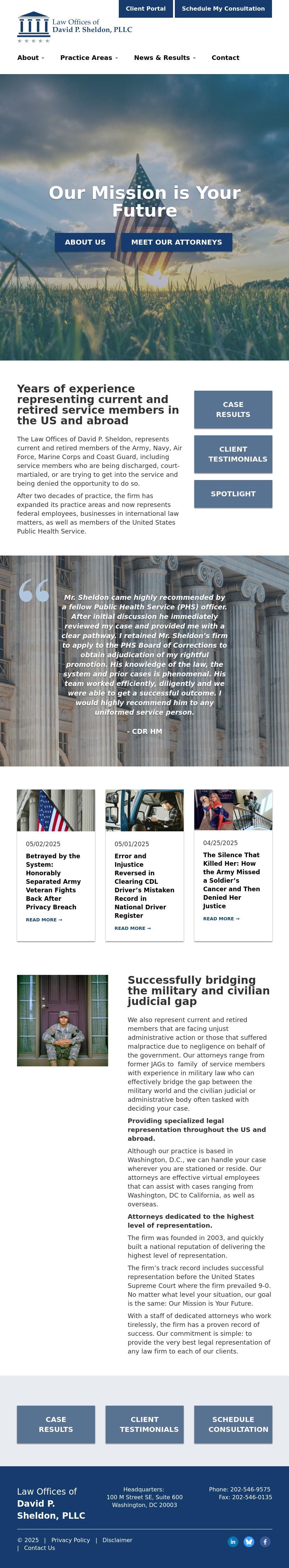 Law Offices of David P. Sheldon - Washington DC Lawyers