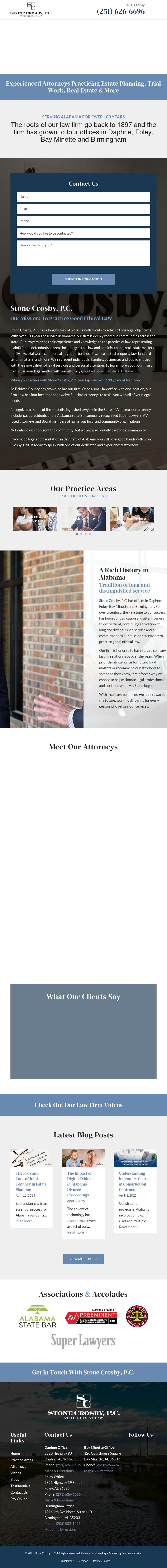 Stone, Granade & Crosby, P.C. - Daphne AL Lawyers